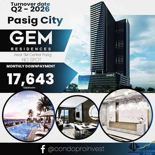 Gem Residences of SMDC Properties | Condo Pro