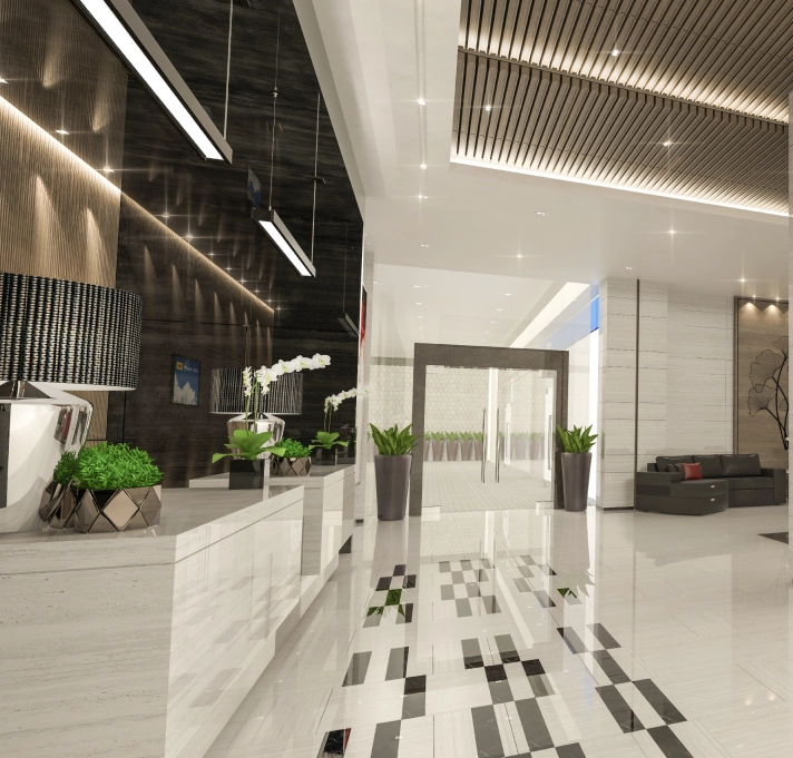 Red Residences lobby